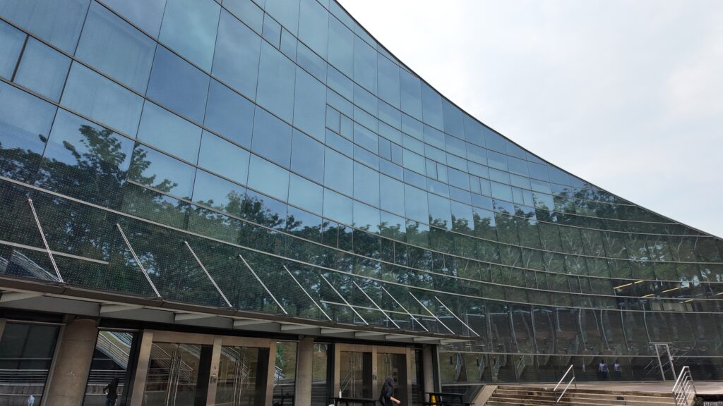 Anti Bird Strike Film on building facade